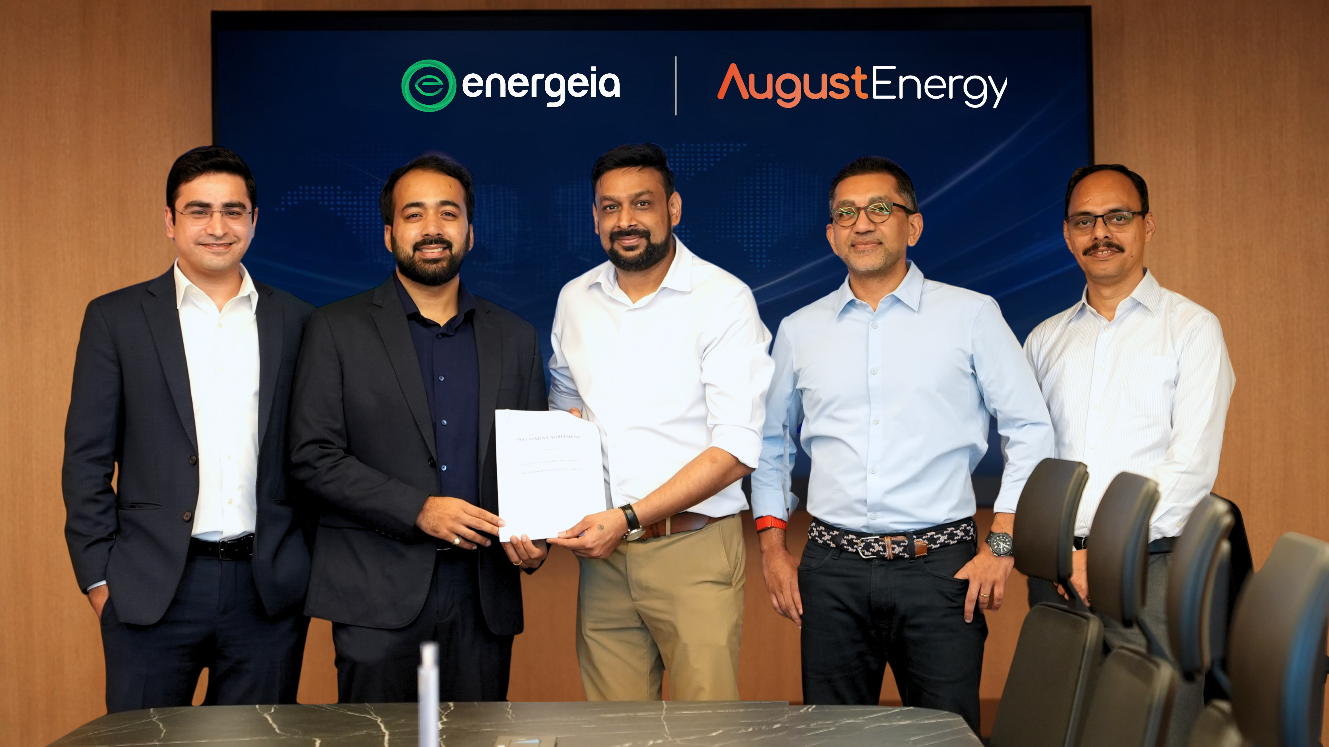 August Energy and Energeia partner to create a USD 100M Energy Efficiency Infrastructure platform aimed at decarbonising commercial and industrial facilities profitably